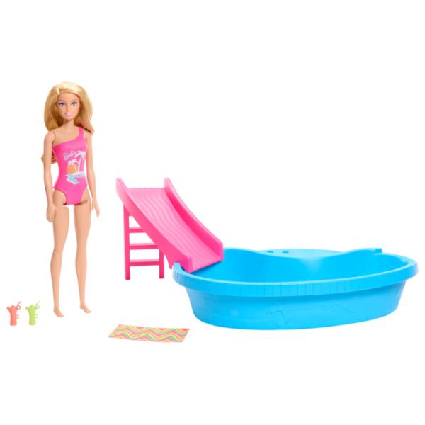 Кукла Barbie Blonde With Pool HRJ74 модель / 3+ photo 2