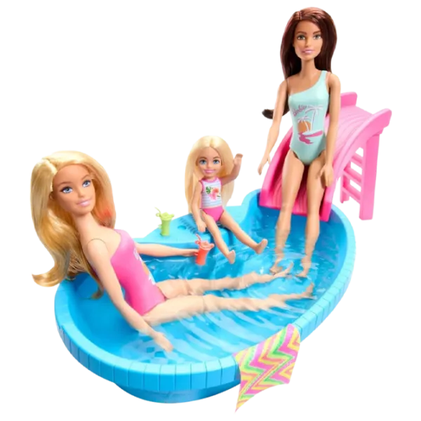 Кукла Barbie Blonde With Pool HRJ74 модель / 3+ photo 3