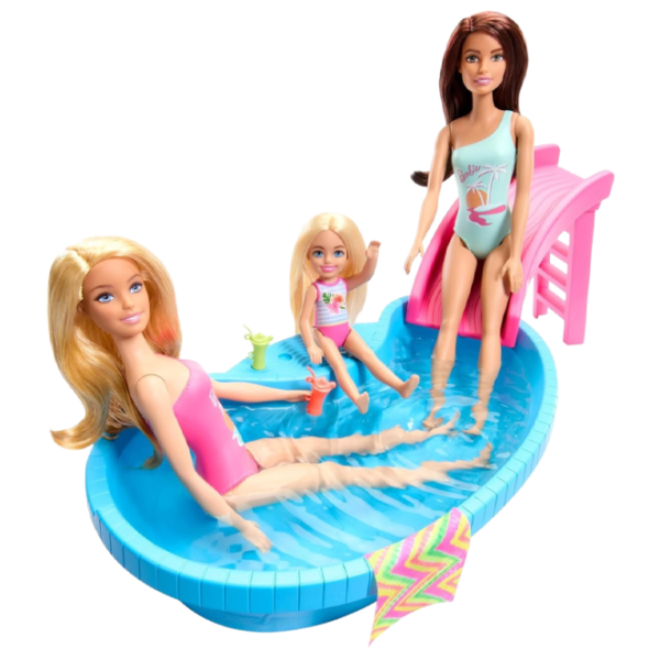 Кукла Barbie Blonde With Pool HRJ74 модель / 3+ photo 3