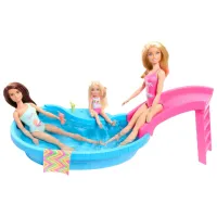 Кукла Barbie Blonde With Pool HRJ74 модель / 3+ photo 4