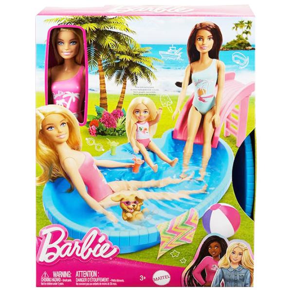 Кукла Barbie Blonde With Pool HRJ74 модель / 3+ photo 6