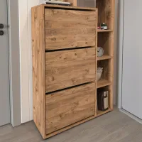 Dulap pentru încălțăminte Bofigo Lego 143 x 90 x 32 /Pine /Pine photo 2