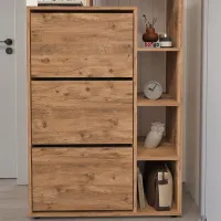 Dulap pentru încălțăminte Bofigo Lego 143 x 90 x 32 /Pine /Pine photo 4