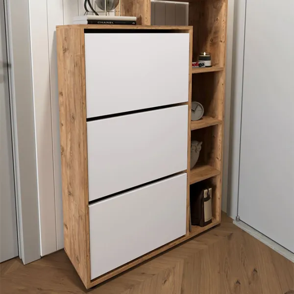 Dulap pentru încălțăminte Fabulous Lego 143 x 90 x 32/ Pine/ Pine photo 2 Dulap pentru încălțăminte Fabulous Lego 143 x 90 x 32/ Pine/ Pine photo 2