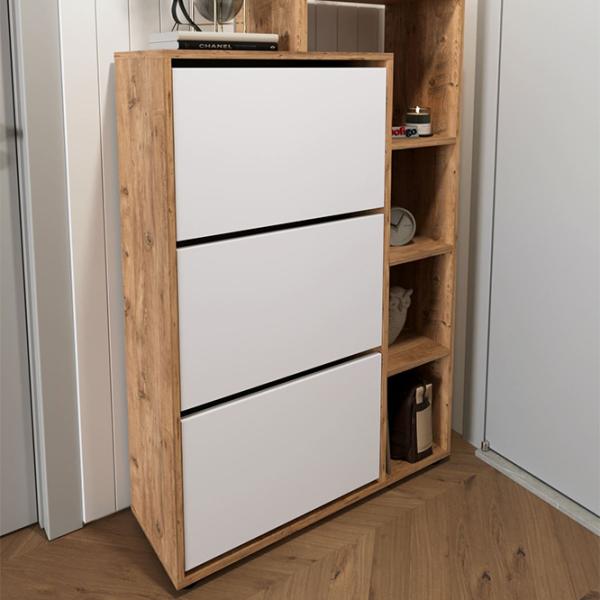 Dulap pentru încălțăminte Fabulous Lego 143 x 90 x 32/ Pine/ Pine photo 2 Dulap pentru încălțăminte Fabulous Lego 143 x 90 x 32/ Pine/ Pine photo 2