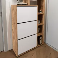 Dulap pentru încălțăminte Bofigo Lego 143 x 90 x 32 /Pine /Pine photo 2