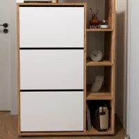 Dulap pentru încălțăminte Bofigo Lego 143 x 90 x 32 /Pine /Pine photo 4