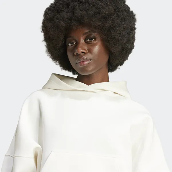 Jachetă sport pentru femei Adidas Neucl Hoodie S/ White photo 2