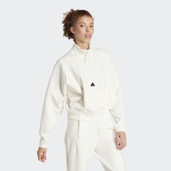Спортивная куртка для женщин Adidas W Z.N.E. Qz L/ Бежевый photo 2 Спортивная куртка для женщин Adidas W Z.N.E. Qz L/ Бежевый photo 2