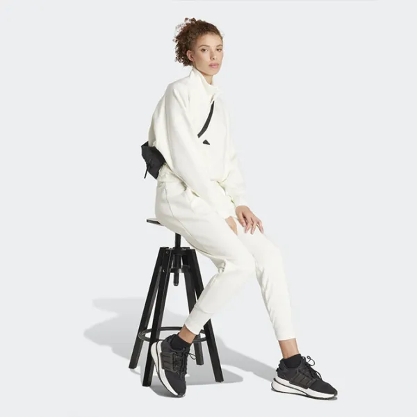Спортивная куртка для женщин Adidas W Z.N.E. Qz L/ Бежевый photo 3 Спортивная куртка для женщин Adidas W Z.N.E. Qz L/ Бежевый photo 3
