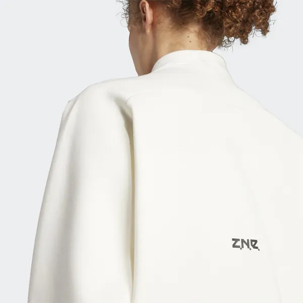 Спортивная куртка для женщин Adidas W Z.N.E. Qz L/ Бежевый photo 5 Спортивная куртка для женщин Adidas W Z.N.E. Qz L/ Бежевый photo 5