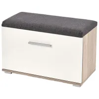 Dulap pentru încălțăminte Halmar Lima ST2 45 x 70 x 32/ Stejar sonoma/ White photo 3
