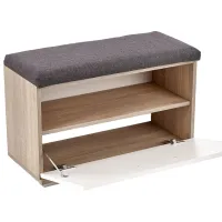 Dulap pentru încălțăminte Halmar Lima ST2 45 x 70 x 32/ Stejar sonoma/ White photo 4