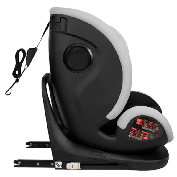 Scaun auto Kikka Boo i-View i-SIZE  0 luni - 12 ani / 36 kg / Gray photo 3