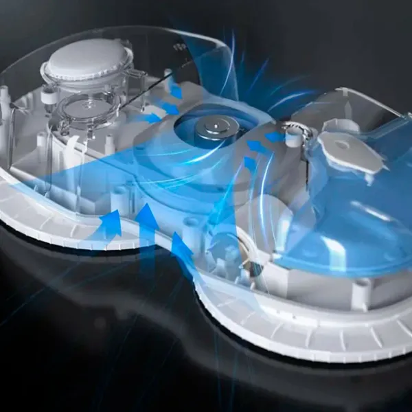 Robot pentru curățarea ferestrelor Hutt C65 Blue White photo 5