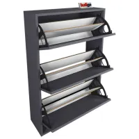 Обувной шкаф Bofigo 3D New 110 x 73.6 x 24см /Anthracite /Антрацит photo 2