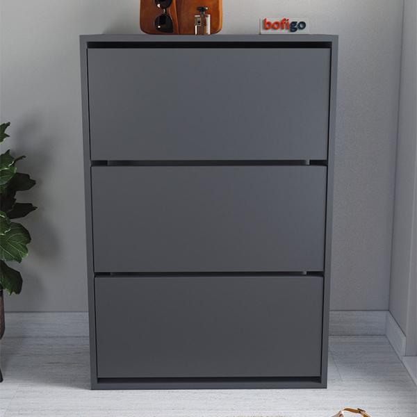 Dulap pentru încălțăminte Fabulous 3D 110 x 73.6 x 24/ Anthracite/ Anthracite photo 3