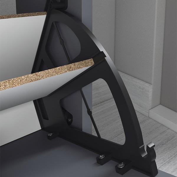 Dulap pentru încălțăminte Fabulous 3D 110 x 73.6 x 24/ Anthracite/ Anthracite photo 6