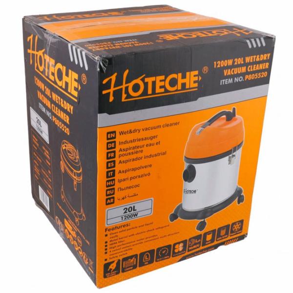 Промышленный пылесос Hoteche P805520 1200 Вт/ Оранжевый photo 2