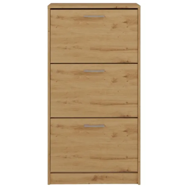 Обувной шкаф TopEshop Paula 116см x 60см x 28см/ Дуб артисан/ Кустарный дуб photo 3 Обувной шкаф TopEshop Paula 116см x 60см x 28см/ Дуб артисан/ Кустарный дуб photo 3