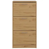 Dulap pentru încălțăminte TopEshop Paula 116 x 60 x 28/ Artisan Oak/ Artisan Oak photo 3