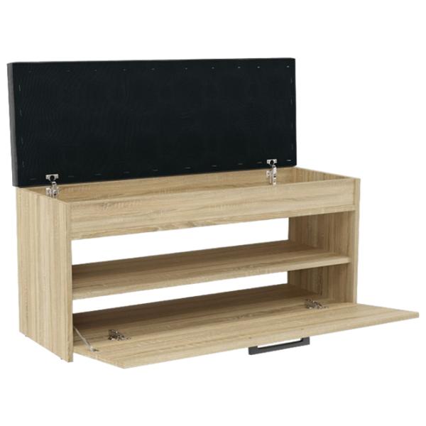 Обувной шкаф TopEshop Parma 49см x 100см x 35см/ Дуб сонома/ Дуб Сонома photo 3 Обувной шкаф TopEshop Parma 49см x 100см x 35см/ Дуб сонома/ Дуб Сонома photo 3