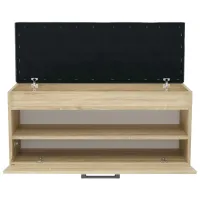 Dulap pentru încălțăminte TopEshop Parma 49 x 100 x 35/ Stejar sonoma/ Stejar sonoma photo 4