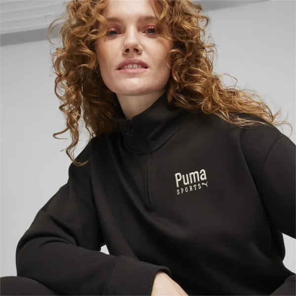 Спортивная куртка для женщин Puma Team Half Zip Crew Tr L/ Черный photo 4 Спортивная куртка для женщин Puma Team Half Zip Crew Tr L/ Черный photo 4