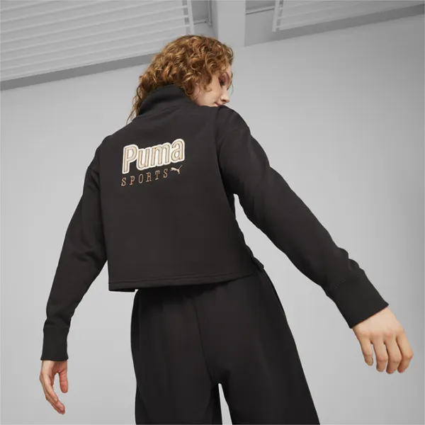 Jachetă sport pentru femei Puma Team Half Zip Crew Tr XS/ Black photo 2 Jachetă sport pentru femei Puma Team Half Zip Crew Tr XS/ Black photo 2