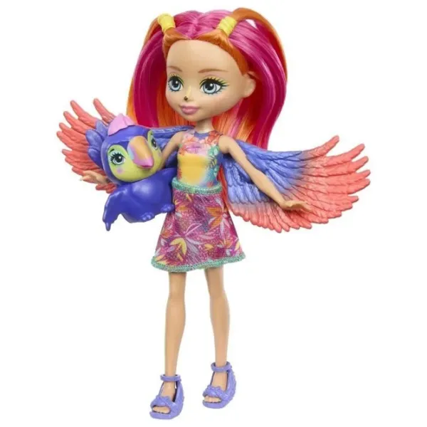Кукла Enchantimals Sunshine Beach Trippi Tucan HRX83  модель / 3+ photo 2