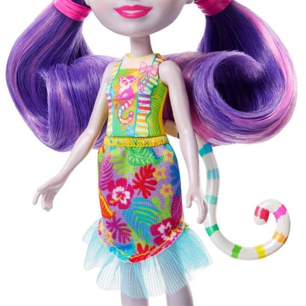 Кукла Enchantimals Sunshine Beach Lorinda Lemur Family HRX86 модель/ 3+ photo 3