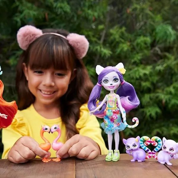 Кукла Enchantimals Sunshine Beach Lorinda Lemur Family HRX86 модель/ 3+ photo 7