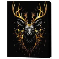 Pictură pe numere BrushMe Coroana pădurii BSB0005FC 50 x 40 cm/ Verticală photo 3