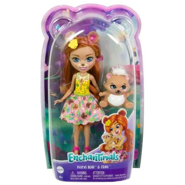 Кукла Enchantimals Biloxi Bear HTP81  Животные / 4+ photo 5