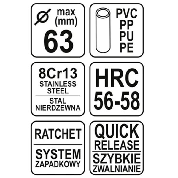 Clește Yato YT-22312  photo 3