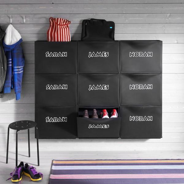 Обувной шкаф Ikea Trones 39см x 52см x 18см/ Black/ Черный photo 3