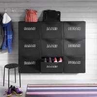 Dulap pentru încălțăminte Ikea Trones 39 x 52 x 18/ Black/ Black photo 3