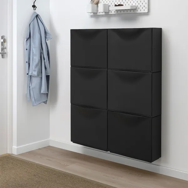 Обувной шкаф Ikea Trones 39см x 52см x 18см/ Black/ Черный photo 4