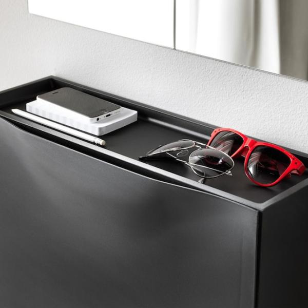 Обувной шкаф Ikea Trones 39см x 52см x 18см/ Black/ Черный photo 5
