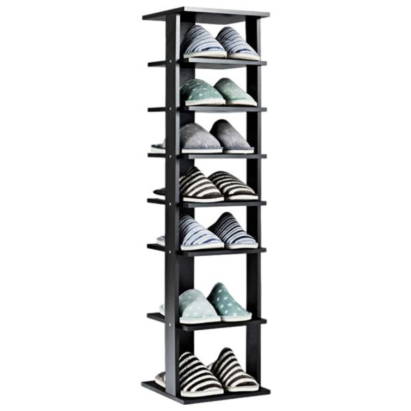 Стеллаж для обуви Costway JZ10140DK 110см x 28.5см x 27 см/ Black/ Черный photo 2 Стеллаж для обуви Costway JZ10140DK 110см x 28.5см x 27 см/ Black/ Черный photo 2