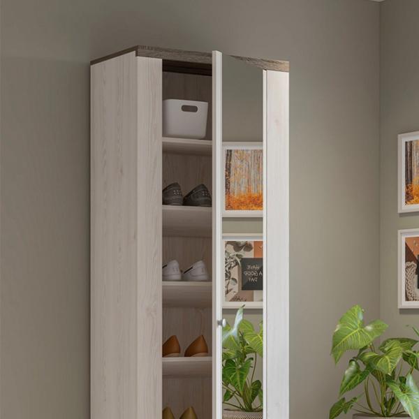Обувной шкаф Helvetia Larona 1D 190см x 65см x 34см/ Дуб сонома/ Дуб Сонома photo 3 Обувной шкаф Helvetia Larona 1D 190см x 65см x 34см/ Дуб сонома/ Дуб Сонома photo 3