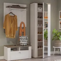 Dulap pentru încălțăminte Helvetia Larona 1D 190 x 65 x 34/ Stejar sonoma/ Stejar sonoma photo 4
