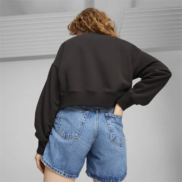 Jachetă sport pentru femei Puma Team Oversized Crew Tr XL/ Black photo 3 Jachetă sport pentru femei Puma Team Oversized Crew Tr XL/ Black photo 3