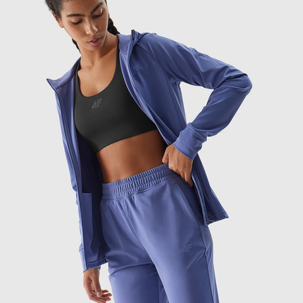 Jachetă sport pentru femei 4F 4FWSS24TFSWF270-31S L/ Navy Blue photo 4 Jachetă sport pentru femei 4F 4FWSS24TFSWF270-31S L/ Navy Blue photo 4