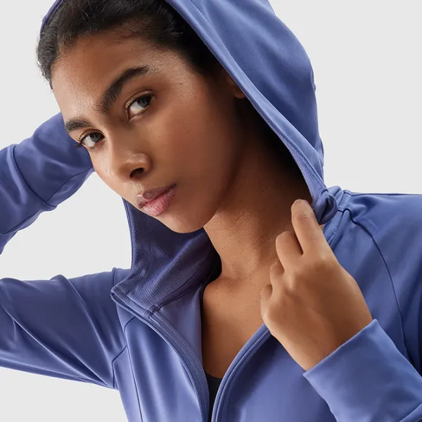 Jachetă sport pentru femei 4F 4FWSS24TFSWF270-31S L/ Navy Blue photo 5 Jachetă sport pentru femei 4F 4FWSS24TFSWF270-31S L/ Navy Blue photo 5