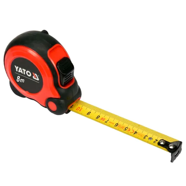 Рулетка Yato Ergonomic 8 м/ Красный photo 2