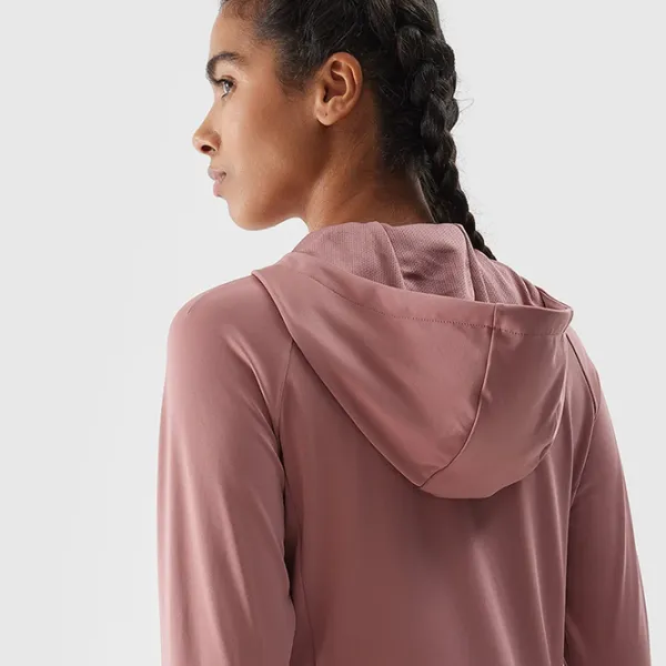 Jachetă sport pentru femei 4F 4FWSS24TFSWF270-56S S/ Pink photo 4 Jachetă sport pentru femei 4F 4FWSS24TFSWF270-56S S/ Pink photo 4