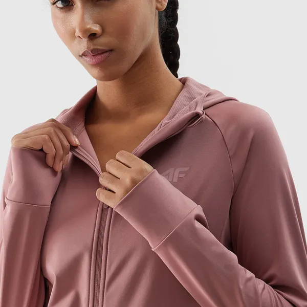 Jachetă sport pentru femei 4F 4FWSS24TFSWF270-56S M/ Pink photo 5 Jachetă sport pentru femei 4F 4FWSS24TFSWF270-56S M/ Pink photo 5