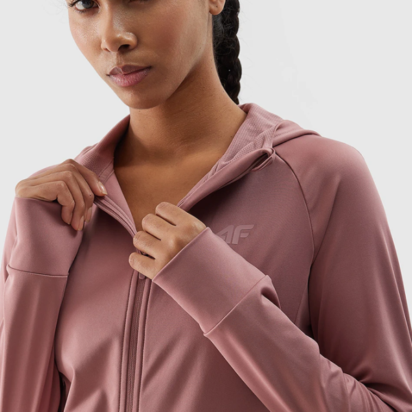 Jachetă sport pentru femei 4F 4FWSS24TFSWF270-56S M/ Pink photo 5 Jachetă sport pentru femei 4F 4FWSS24TFSWF270-56S M/ Pink photo 5