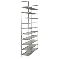 Etajeră pentru încălțăminte Tempo Kondela Filou 175 x 100 x 27/ Gray/ Grey photo 3